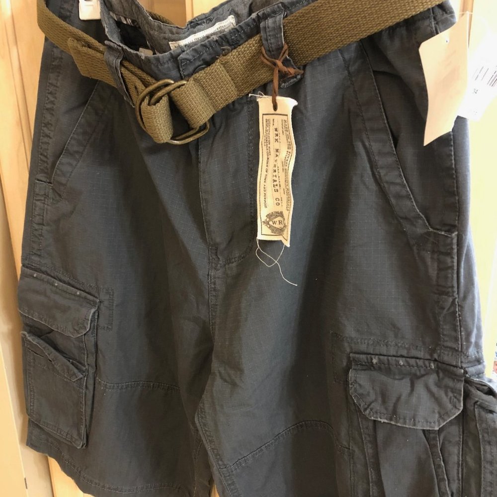Mens Cargo Shorts Size 34